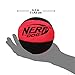 Nerf Dog Trackshot Ball Dog Toy, Lightweight, Durable and Water Resistant, 4.5 Inches, for Medium/Large Breeds, Single Unit, Red