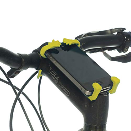 Bondi Flex Phone Holder and Stand - Adjustable Flexible Silicone Case Hanging Mount for Car Compatible with iPhone 7, 7 Plus, 8, 8 Plus – Samsung Galaxy S6, S7, S8 and Other Smartphones – Yellow - Thumbnail 6