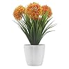 XICHEN® Kunstmatige potplant, Hortensia – 25 cm (Oranje)