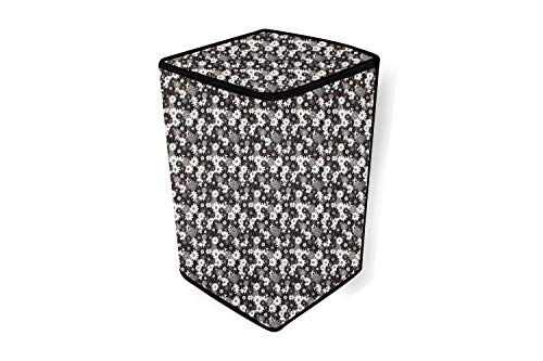 Stylista Washing Machine Cover Compatible for Samsung 6.5 kg WA65A4002VS/TL Fully Automatic Top Load Floral Pattern Multicolor