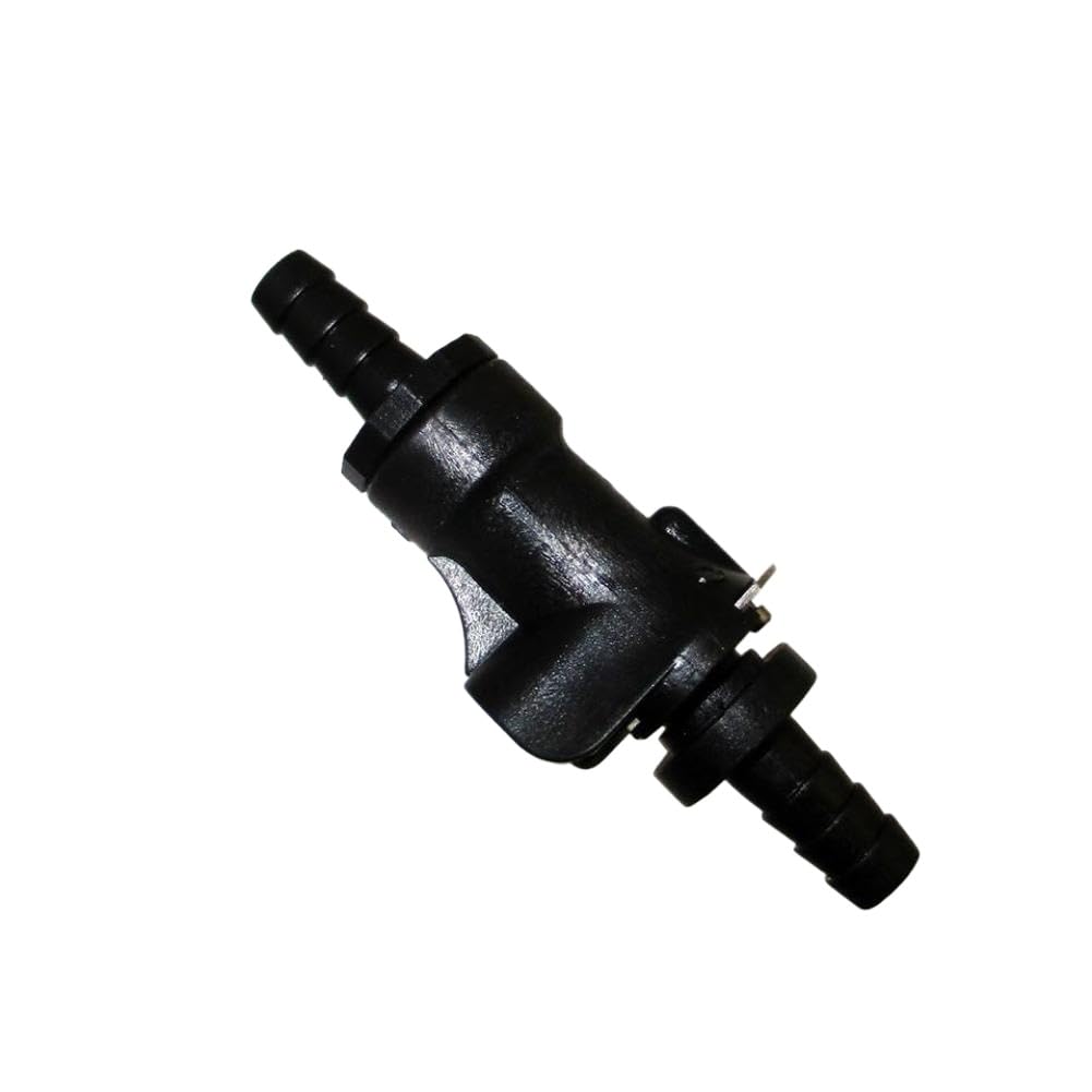 Zrvarafus 1 Pc Fuel Gas Line Quick Connect Disconnect 5/16 Inch Compatible With Motorcycle Atv Single Shut Off(1 Pc)