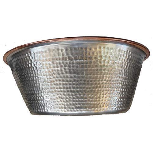 Dual Layers Copper Nickel Pedicure Bowl