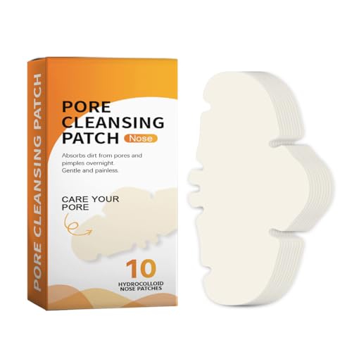 SexxLady 10 Tiras Puntos Negros Nariz – Nose Strips Hidrocoloides Suaves para Puntos Negros, Control de Grasa y Cuidado de Poros