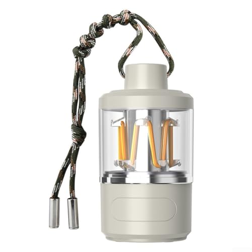 Wiederaufladbare tragbare Camping Licht Zelt Licht Taschenlampe Stufenloses Dimmen für Camping, Party, Nachtangeln, Wandern, Heimbeleuchtung