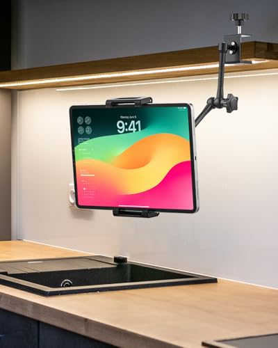 Support de tablette pour bureau en aluminium robuste petit modèle transportable - 5