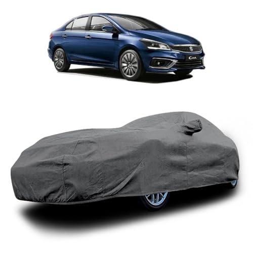 Image of Heavy-Duty Car Cover for Compatible with Maruti Ciaz (2014 to 2025 All Models) Deluxe Car Protection Cover - Waterproof & UV-Resistant All-Season Exterior Protection