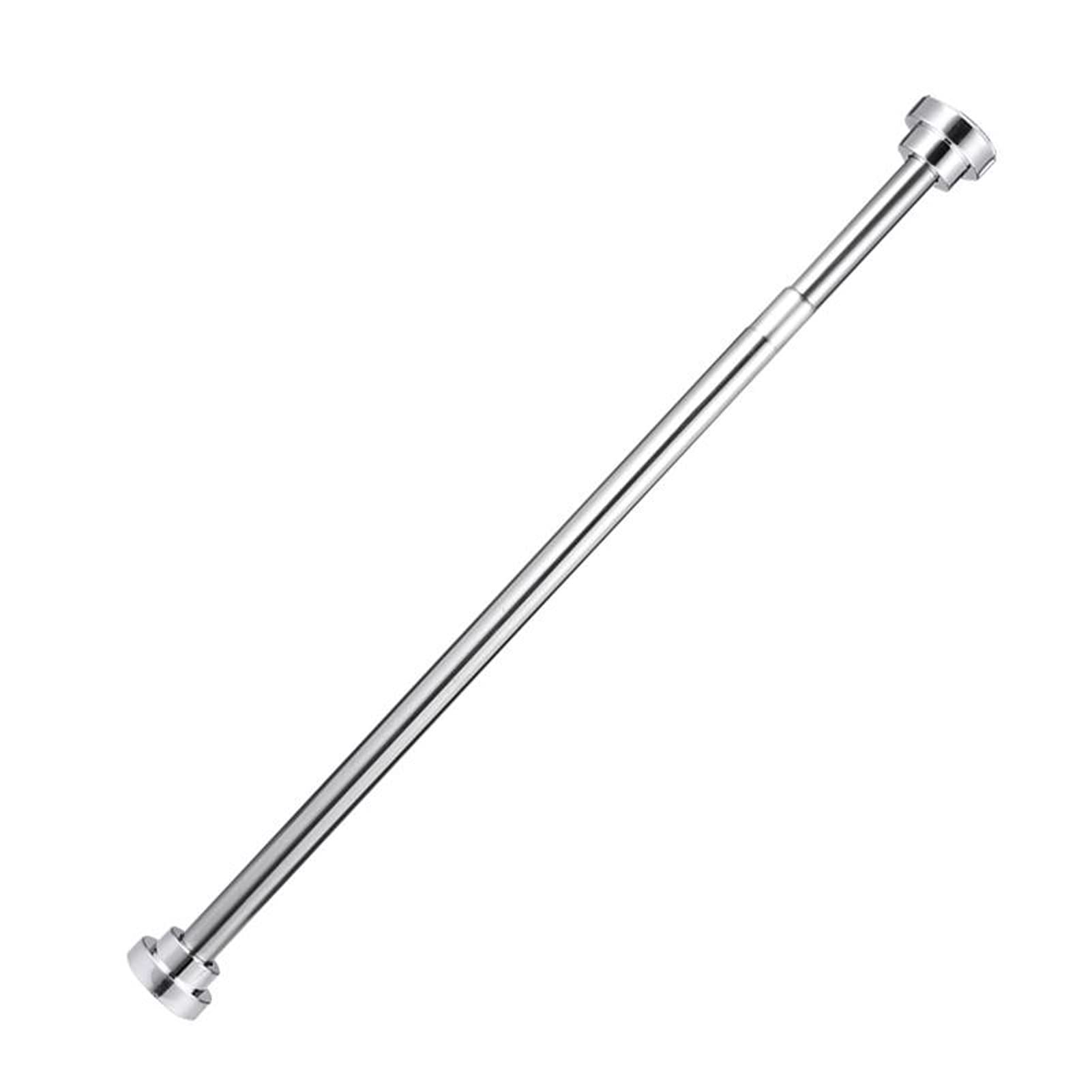 PunchFree Barra de ducha extensible: barra de ducha de acero inoxidable Retable 60 Tendedero de secado de ropa ajustable para baño, diseño SpaceSing