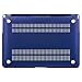 MOSISO Compatible with MacBook Air 13 inch Case (Models: A1369 & A1466, Older Version 2010-2017 Release), Protective Plastic Hard Shell Case & Keyboard Cover & Screen Protector, Crystal Navy Blue