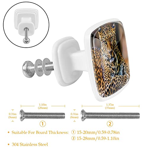 Boutons de commode léopard pour relooker les meubles de chambre