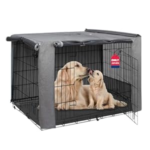 HiCaptain Hundekäfig-Abdeckung für 106 cm Drahtkäfig