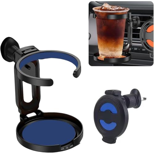NFAHBAQA Portavasos para Coche para Modena/S/GTS/Trofeo, Soporte para Ventilación de Coche, Soportes para Bebidas Plegables Ajustable,B
