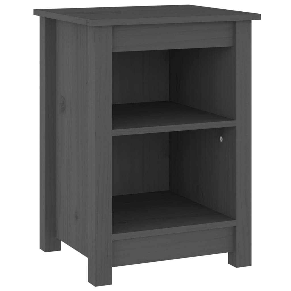 Table de nuit rustique grise idéale pour chambre cocooning