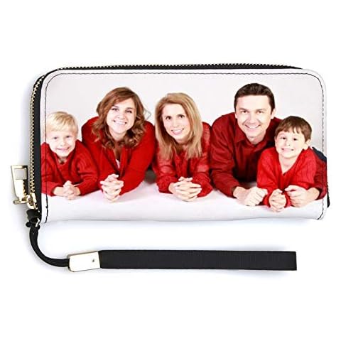 Personalised Own Photo Leather Wallet for Women Custom Purse Card Case Customized Gifts for Birthday Christmas Wedding Cover