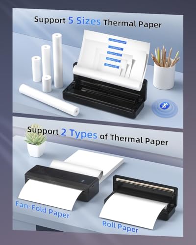 BORN4SHIP A4 Wireless Thermal Printer - Mobile & Inkless Printing - Image 4