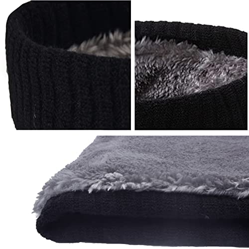 Image of Winter Scarf Neck Warmer Gaiter Face for Men Women Warm Fleece Ski