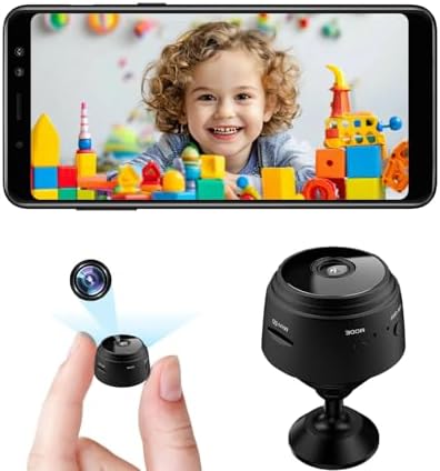 Hidden Camera, 1080P HD Mini WiFi Camera for Security, Wireless Indoor Camera with Motion Detection for Home Surveillance, Nancy Cam for Baby/Pet, APP Control Camera Compatible with iOS/Android