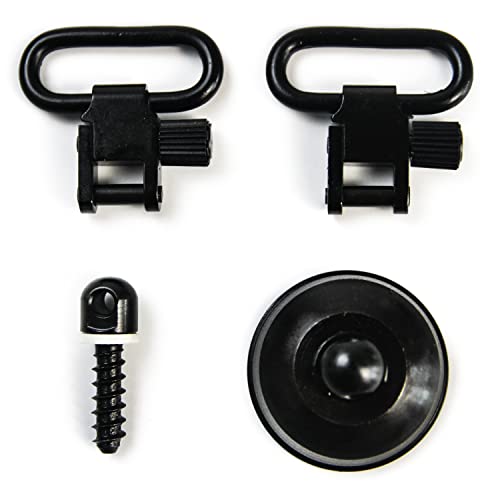 Volein QD Sling Swivel Cap Set, 12 Gauge Sling Mount Set Adapter Compatible with Remington 870 12 GA