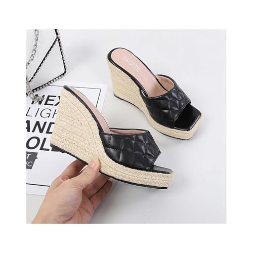 Women's sandals thick sole high heel retro2