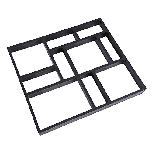 Pflasterform, Betonform Kunststoff Beton Pflaster Plastikformen Pflasterstein Steinpflaster Schalungsform Schablone Betonform für Bürgersteig Form Garten Pfad Muster Pflasterung