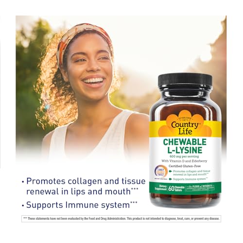 Country Life 1320 Chewable L-Lysine Supplement thumb #2