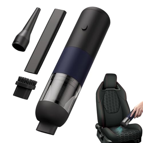 Aspirador de Coche inalámbrico – Soplador de Aire portátil, USB Recargable | Limpieza Potente para alfombras de Coche Muebles escaleras, Mini Aspirador para casa, Oficina, Garaje Viajes