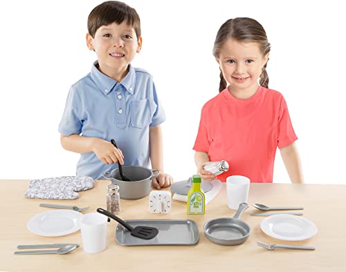 Melissa & Doug | Kit d'accessoire pour la Cuisine | Pour garçon ou fille | 3+ | Jeux de rôle