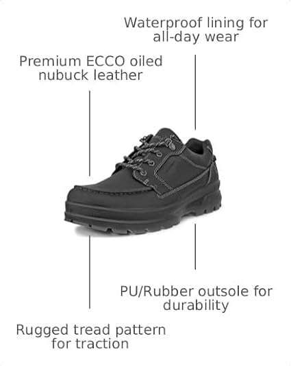 ECCO Sport Rugged Track Moc Toe Low Waterproof Hiking Shoe