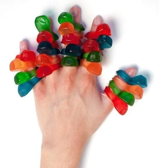 Ring Gummy Rings, Assorted Flavors, Wrapped, Bulk (Approx. 50 Pieces) CHERRY, STRAWBERRY, WATERMELON & BLUE RASPBERRY - Great Fun for Adults & Kids Alike! Perfect for Engagements, Weddings, and Bachelorette Parties! (1 Pound) miniatura 4