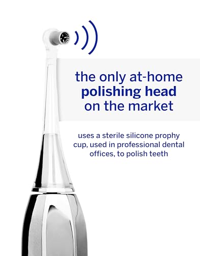 Supersmile Zina45 Sonic Pulse Zahnbürste - Abgewinkelte Bürste mit Polierkopf für eine fortschrittliche Reinigung - für sichtbar weißere Zähne und gesünderes Zahnfleisch, Silber – Bild 6