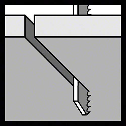Bosch 5x Stichsägeblatt T 102 BF Clean for PMMA (für Plexyglas- & Acrylplatten, Professional Zubehör Stichsäge) – Ansicht 5
