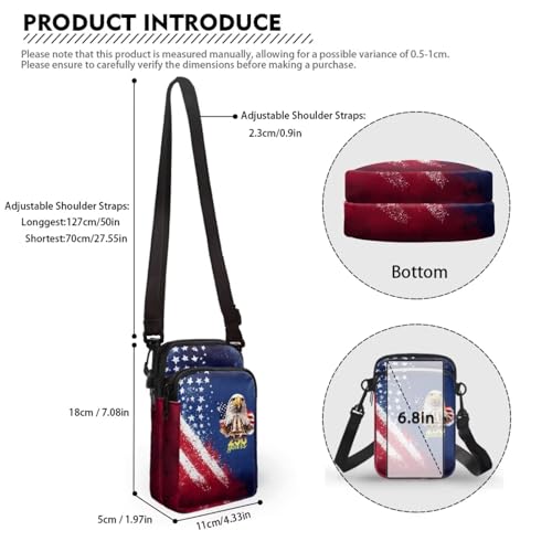 Image of Lightweight Small Crossbody Bags Cell Phone Purses Travel Pouch Shoulder Bag for Women