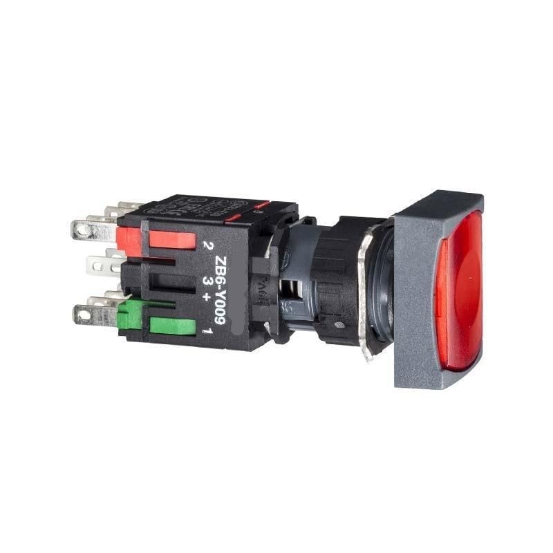 スクエアプッシュボタン XB6DW4B2B