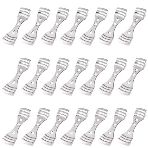 EricX Light Metal Wick Centering Device - 21 Pieces Wick Holder for Candle Making