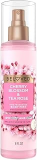 Beloved Cherry Blossom & Tea Rose Body Mist, Fine Fragrance with Essential Oils, 8 fl oz