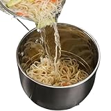 Scopo generale: oltre al drenaggio, il design versatile di questo cesto di scolapasta offre spazio per verdure, frutta, bacchette, cucchiai e altro ancora, rendendolo un must multifunzionale per ogni cucina. Risparmia spazio e goditi un ambiente di cucina sempre di più