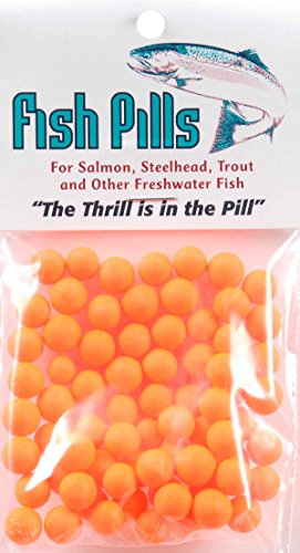 Mad River Mfg Fish Pills Flo. Orng Sz 2 Fishing Products