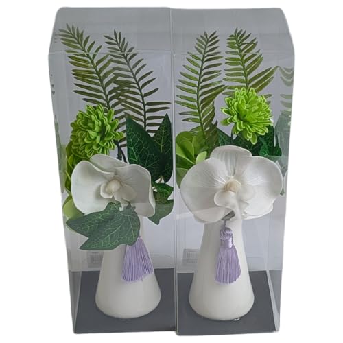 キューフラ(Q-FLA) ソープフラワー 花びん入り 供花C 2個セット ギフト お供え 仏花 仏壇 仏前 香りの供花 831256