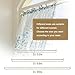 GXOACKJ Brushed Nickel Shower Curtain Rods - 31-80 Inch Spring Tension Shower Rods for Bathroom, Adjustable, No Drilling, No Rust, Stainless Steel