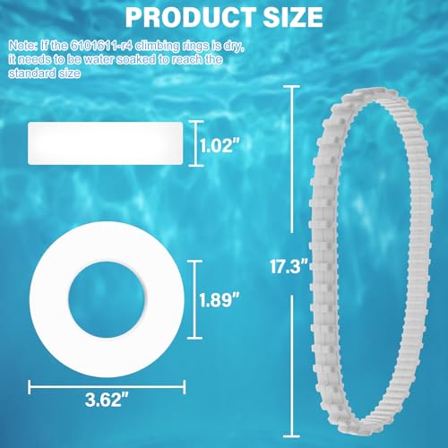 GVCVHVCV 9985006-r2 Track and Climbing Rings 6101611-r4 Replacement Parts Compatible with Maytronics Dolphin Nautilus cc Plus Robotic Pool Robot (6 Pack) by GVCVHVCV - Image 6