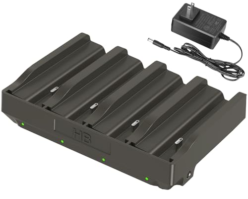 Image of Artman 4 Port Reveal Lithium Cartridge Charger for Reveal Battery Pack, 4-Slot Fast Charging Dock for Ultra, Pro 3.0, X, X Pro, X Gen 2.0, X Gen 3.0, XB, SK Trail Camera, Includes 12V /5A Wall Charger