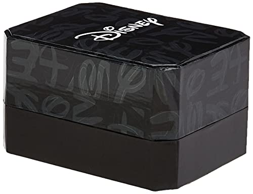 Disney Mickey Mouse Analog Kids Watch with Moving Hour and Minute Hands, Classic Black Strap, Easy-Read Dial, Durable Mineral Crystal, Gift Box, Fits Wrists 5.5" to 8"3