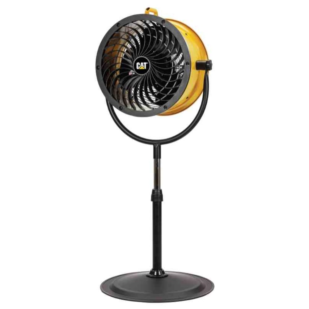 CAT Ventilatore a Piantana HVPD-14AC CT004 Ø 35 cm 120W 4 Velocità 7 m/s 65 m3 al minuto 135 cm Altezza 3m Cavo Ventilatore Potente per Casa e Ufficio