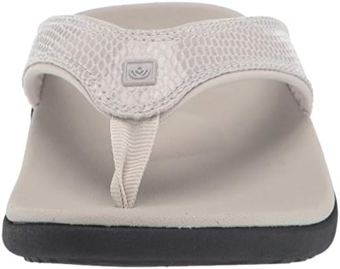 Spenco Women's Yumi 2 Snake Sandal Flip-Flop, grey moon, 8 Medium US | Image 1