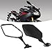 Car Exterior 1 Pair Motorcycle Rearview Side Mirrors Carbon Fiber Replacement For Hyosung Gt125R Gt250R Gt650R Gt650S