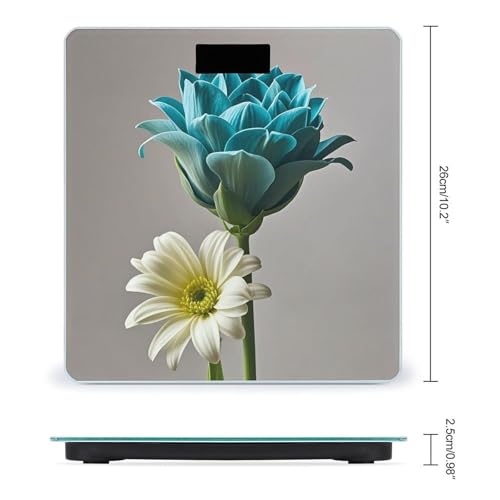 Báscula digital de baño con plataforma ancha y alta precisión miniatura 2