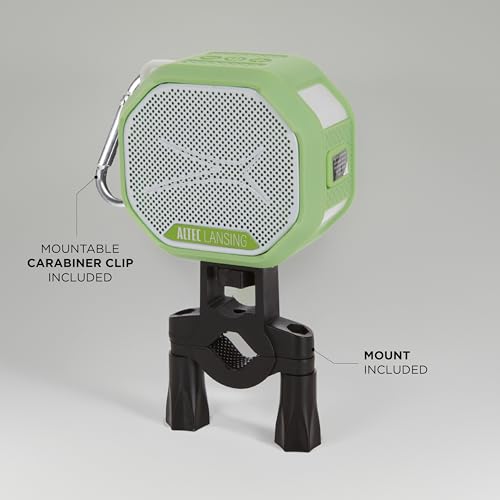 Image of Altec Lansing HYDRATREK Magnetic Bluetooth Speaker, Waterproof IP67, Portable Speaker, True Wireless Pairing, USB-C Quick Charge, 3.7V 400mAh Battery, Voice Assistant, Perfect for Any Adventure