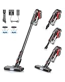 ORFELD Cordless Vacuum Cleaner, 30KPa Powerful Suction Stick Vacuum, 50Mins Runtime Wireless Handheld Vacuum with 6 in 1 Ultra-Quiet Lightweight Vacuum for Deep Clean Hair, Hard Floor, Carpet, Car