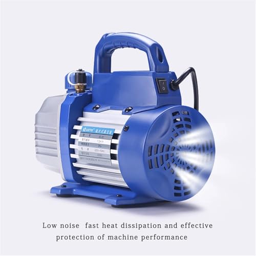 1 Unidad Mini Bomba de Vacío Rotativa de Paleta de Una Etapa 2PA Vacío Máximo para Aire Acondicionado y Separador de Pantalla 220V (Compatible) miniatura 5