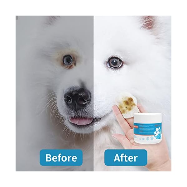 Pet Eye Wipes for Dogs and Cats – 120 CT Dog Tear Stain Remover Wipes Eye Stain Cleaner – Presoaked Cotton Eye Wash Pads, Remove Discharge & Mucus Secretions, Unscented, Soft & Gentle, Plant Based Formula Pet Eye Wipes for Dogs and Cats – 120 CT Dog Tear Stain Remover Wipes Eye Stain Cleaner – Presoaked Cotton Eye Wash Pads, Remove Discharge & Mucus Secretions, Unscented, Soft & Gentle, Plant Based Formula