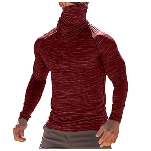 Cambkatl UPF 50 + Fishing Hoodies for Men with Face Mask - Breathable Casual Long Sleeve Outdoor Sun Protection Hiking Shirts